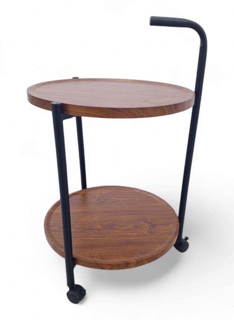 Concent Mobile Hospitality Cart Wooden Elegance with a Modern Touch - Image 1